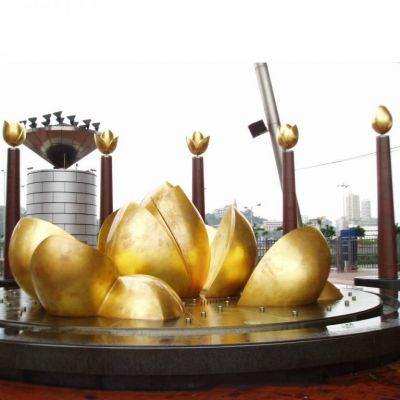 城市广场标志景观铜雕