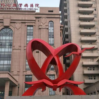不锈钢love城市景观雕塑