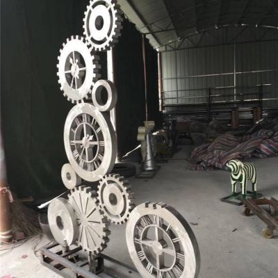 齿轮广场标志景观雕塑