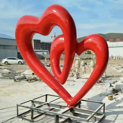 公园love不锈钢景观雕塑