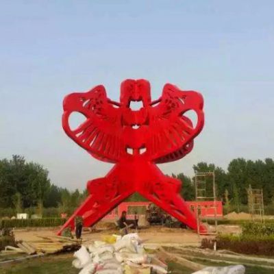 不锈钢风筝雕塑