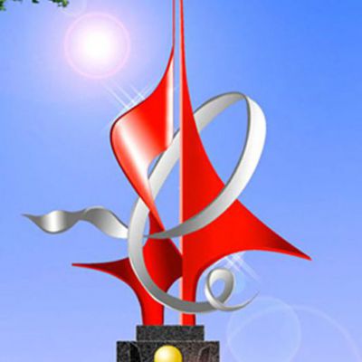 理想之梦雕塑不锈钢校园主题雕塑