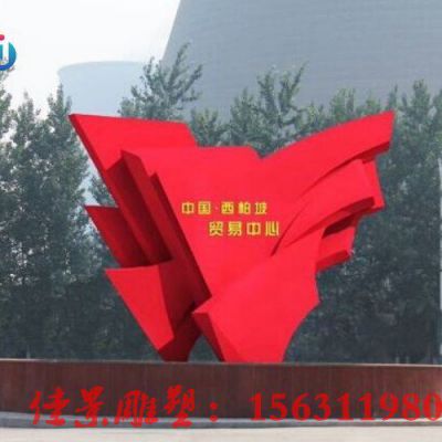 不锈钢部队创意党建雕塑